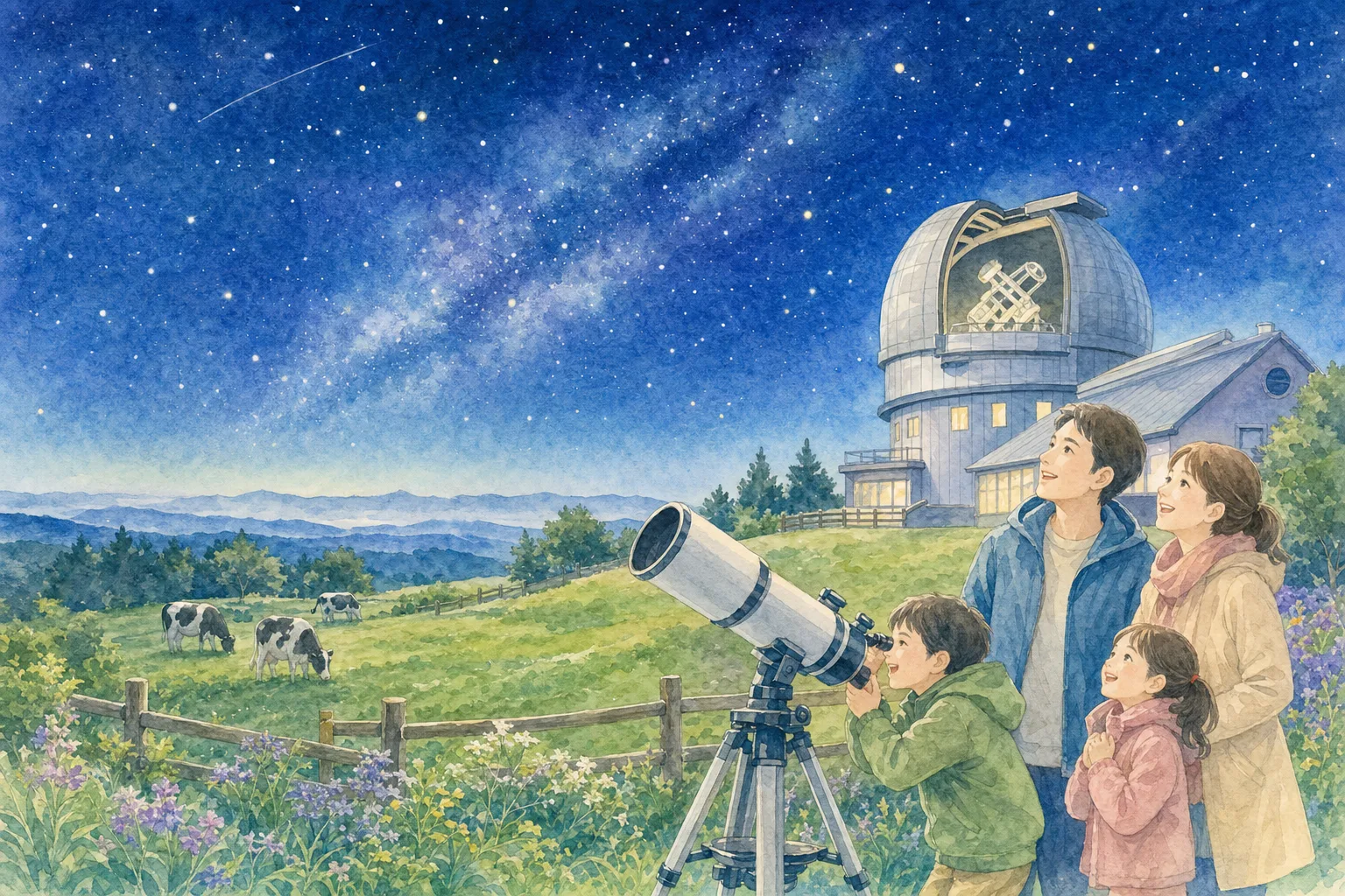 2026年 ひろのまきば天文台の星空 1日満喫コース