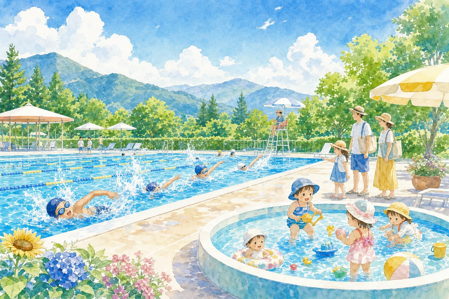 2026年 岩国市営立石プール 1日満喫コース