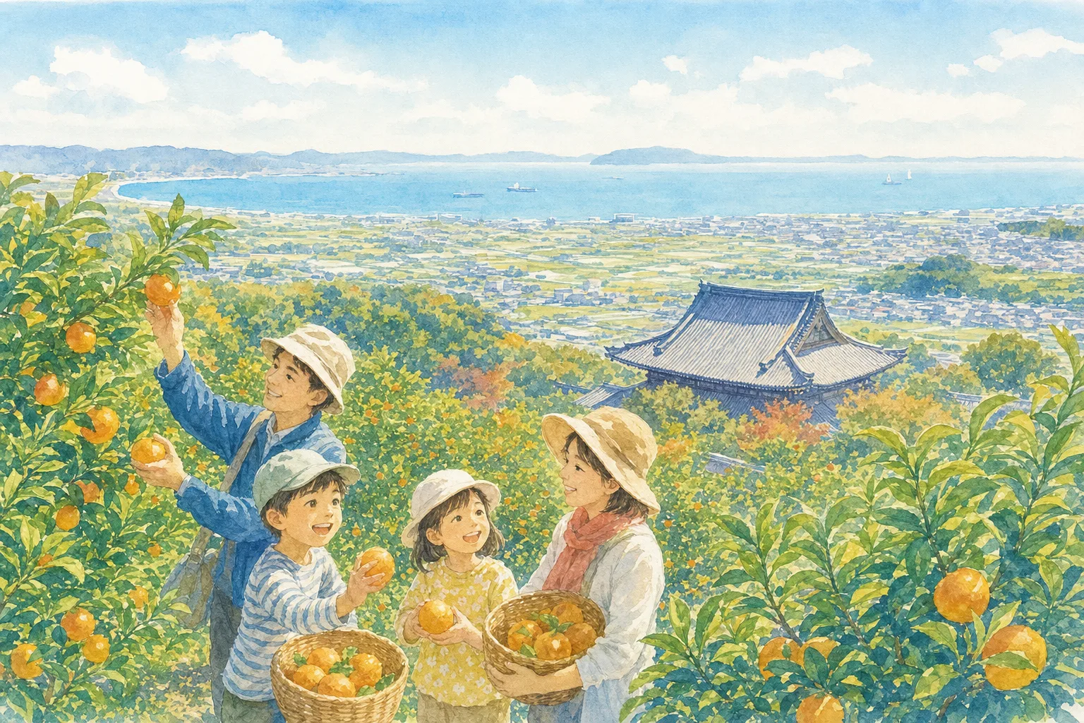 2026年 津市観光みかん狩り園(みかん狩り)の味覚狩り 1日満喫コース