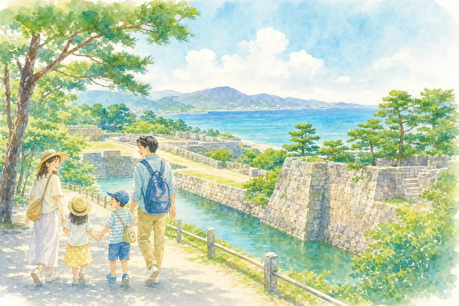 萩城跡指月公園