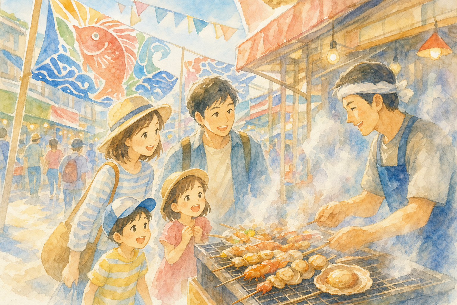 寺泊魚の市場通り