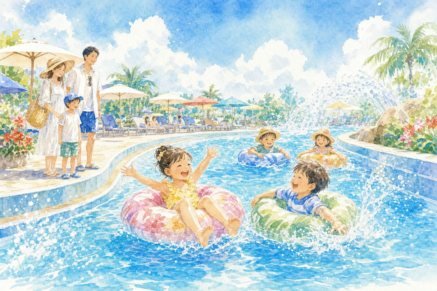 2026年 伊勢市やすらぎ公園プール 1日満喫コース