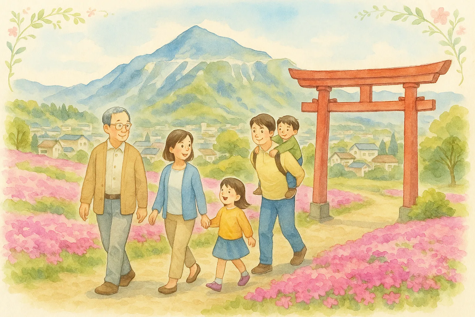 秩父 秩父神社と羊山公園の1日