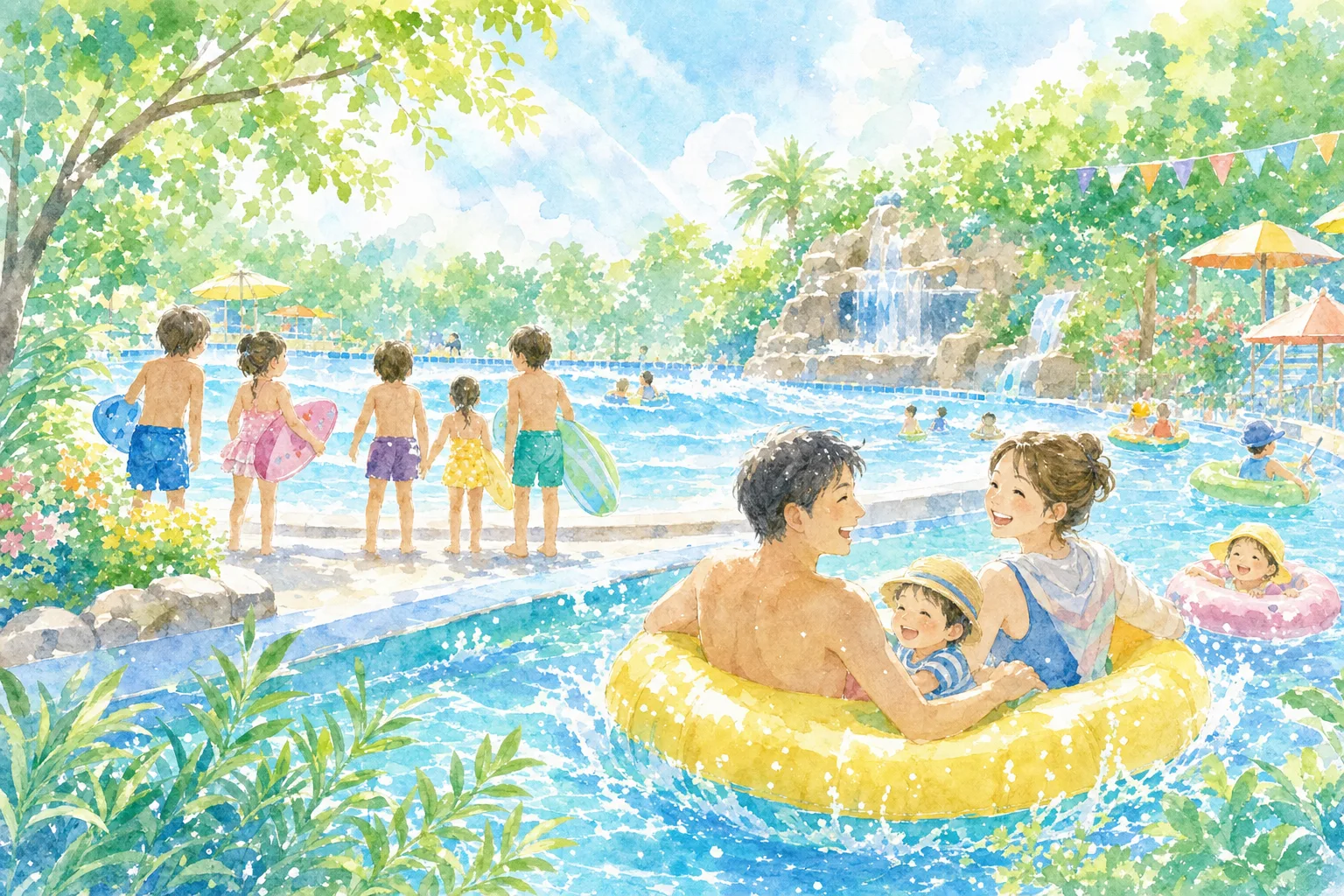 県民公園太閤山ランド プール広場
