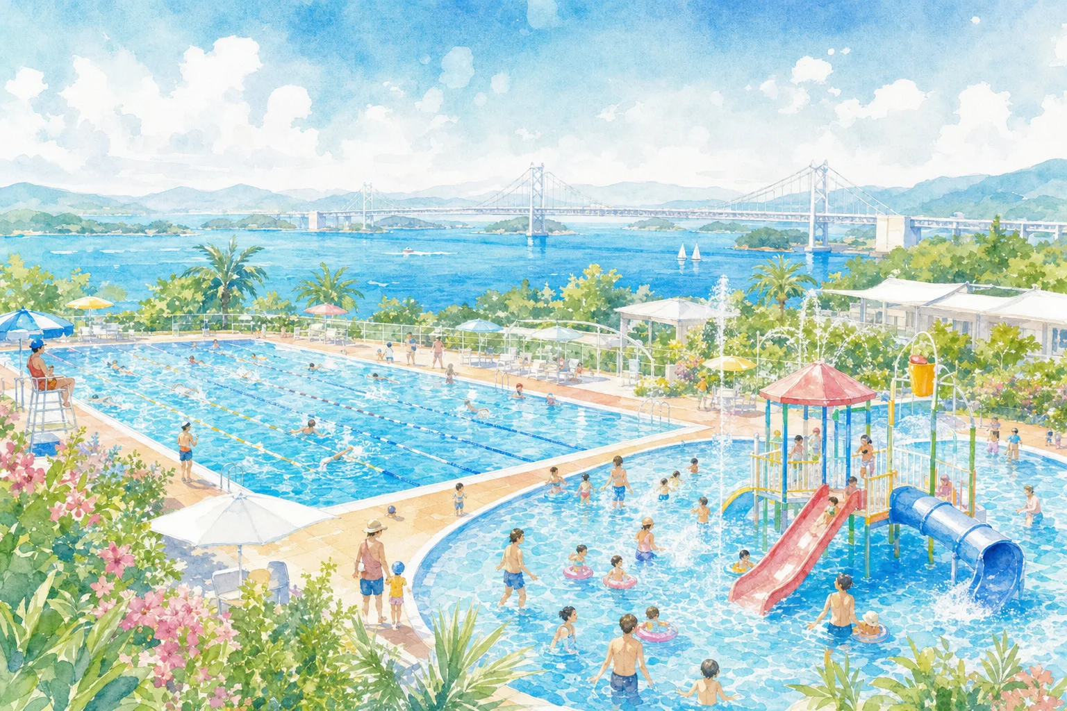 2026年 今治市営波方公園運動場プール 1日満喫コース