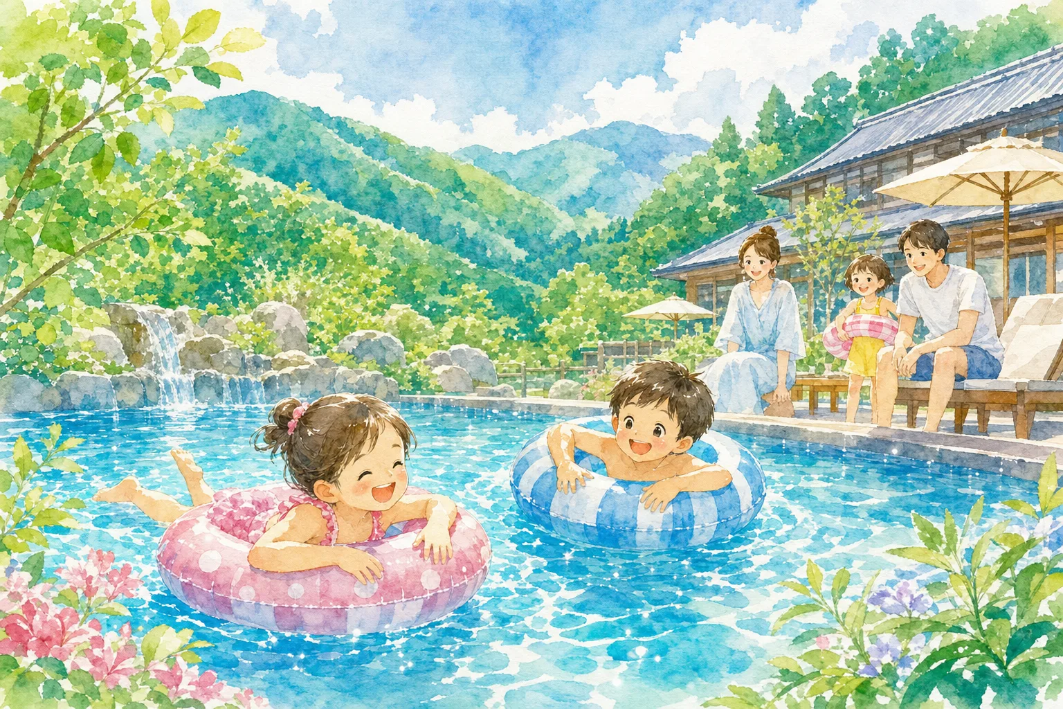 2026年 奥道後ガーデンプール 1日満喫コース