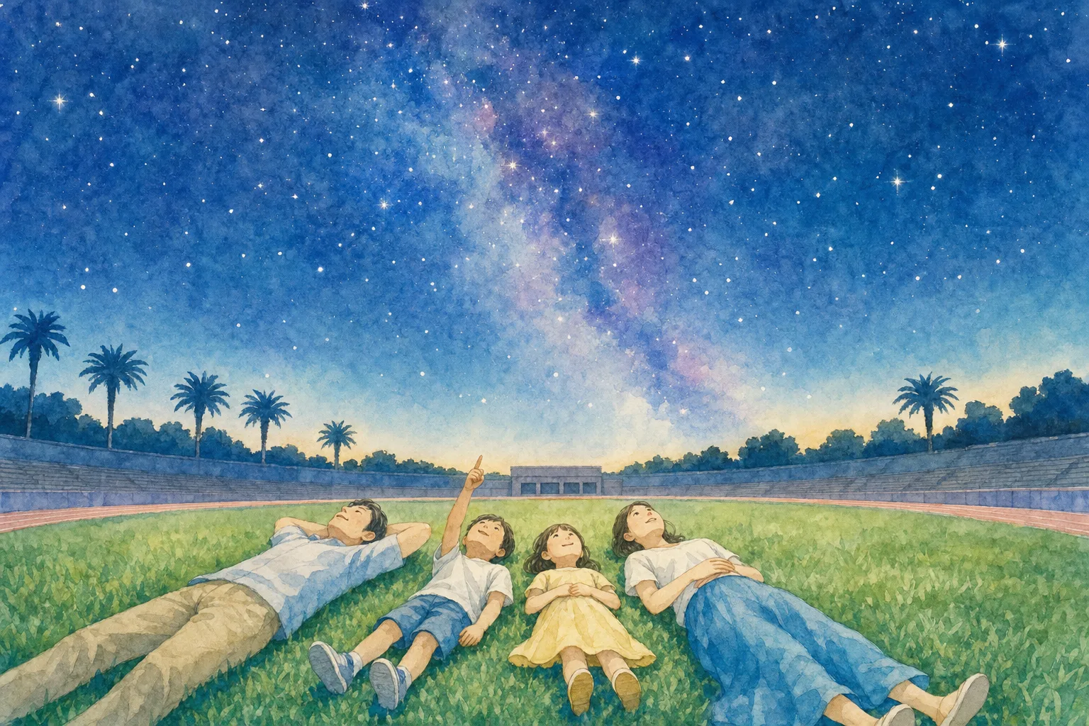 2026年 奄美市太陽が丘総合運動公園の星空 1日満喫コース
