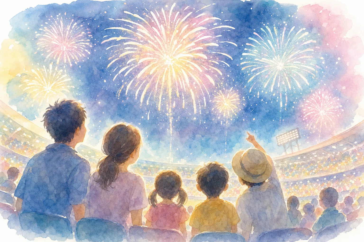 わくや夏まつり 会場(涌谷スタジアム)
