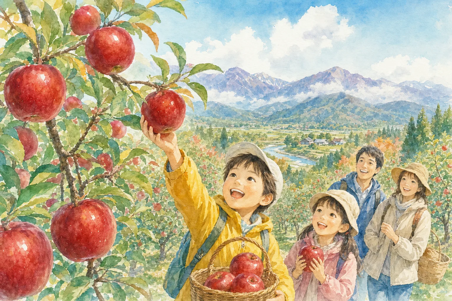 2026年 山田りんご藤田農園(秋映)の味覚狩り 1日満喫コース