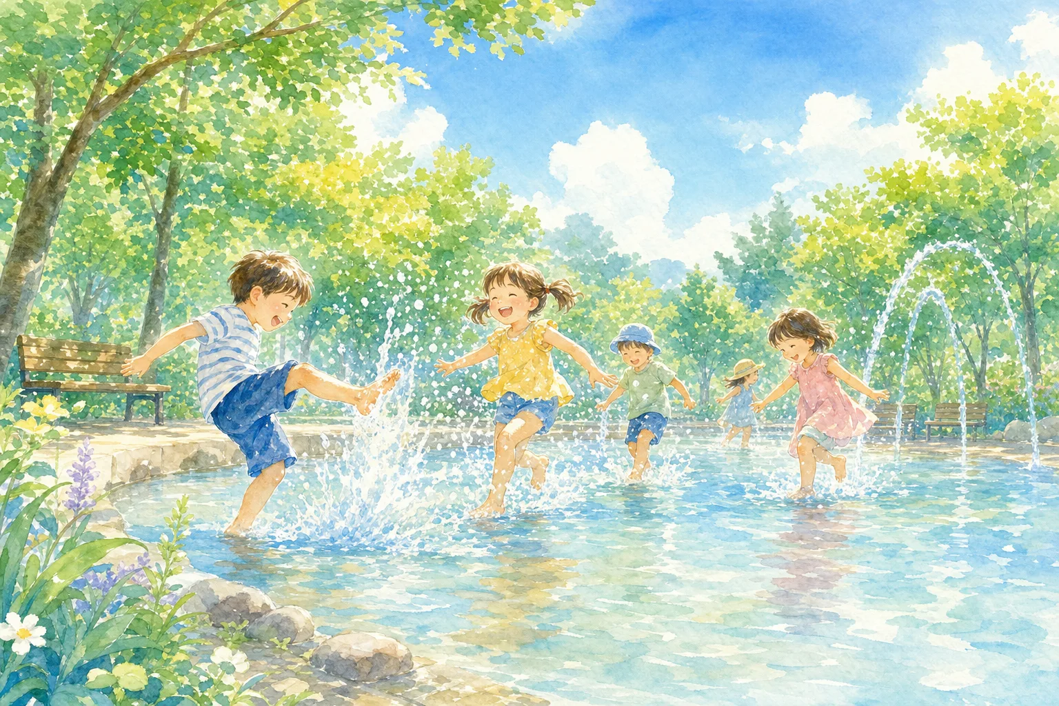 2026年 平岡南公園 水遊び場 1日満喫コース