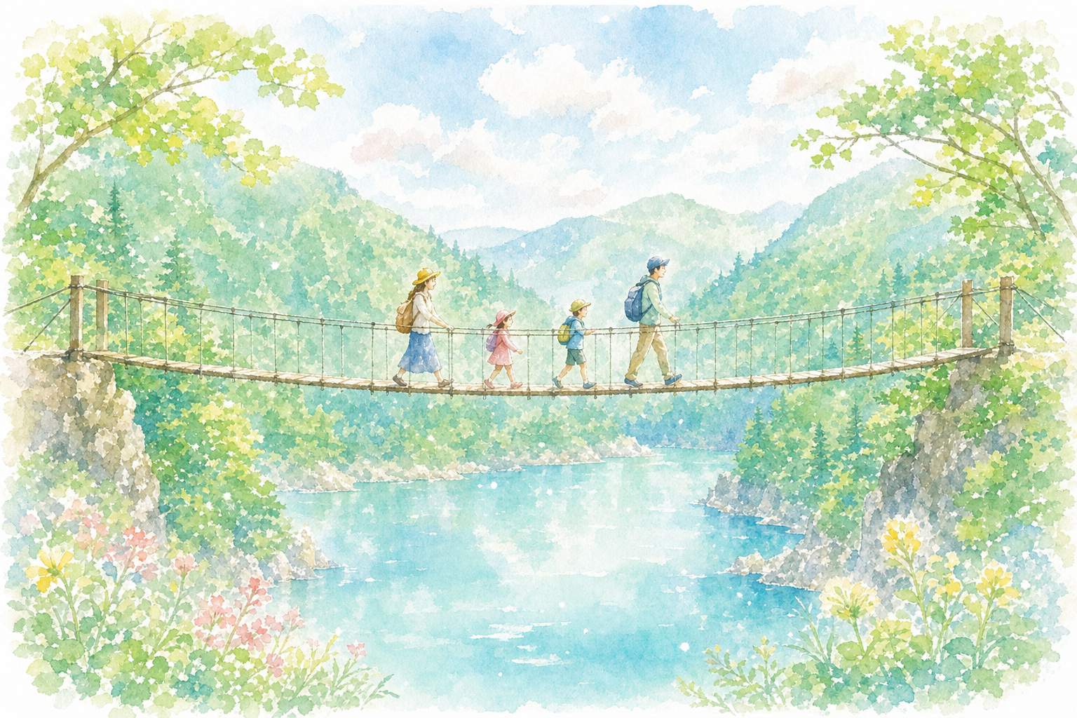寸又峡 夢のつり橋