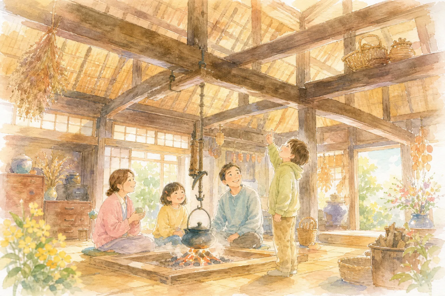 越中五箇山 岩瀬家