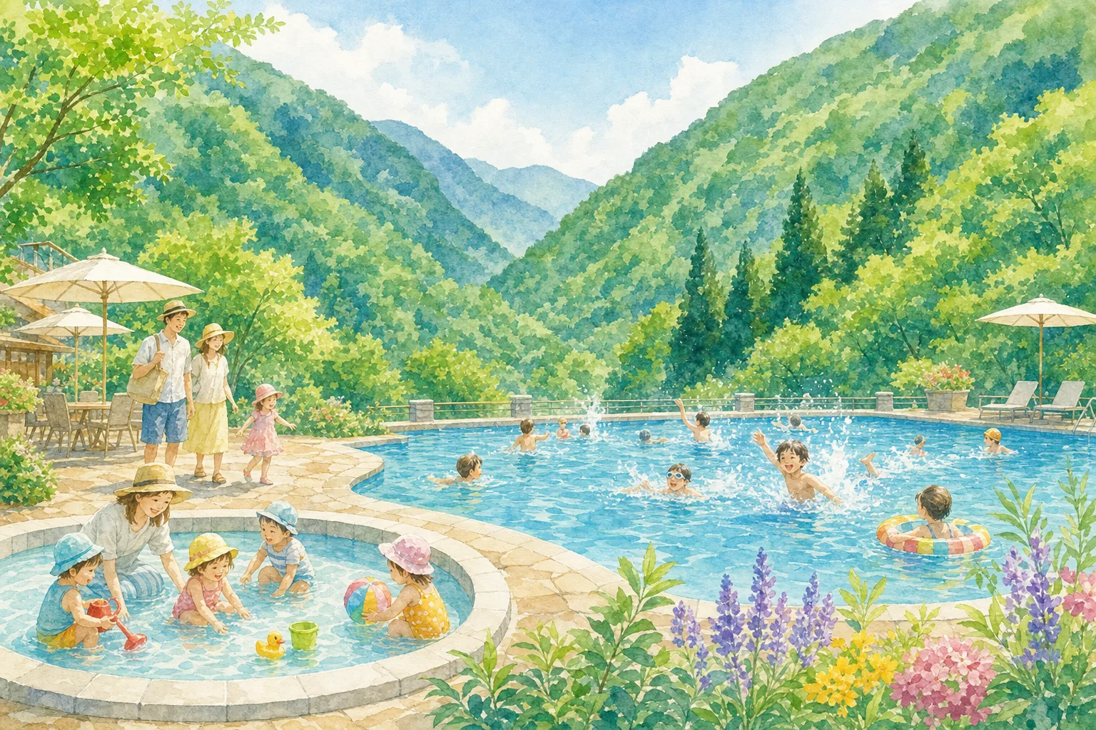 2026年 富山市猪谷プール 1日満喫コース