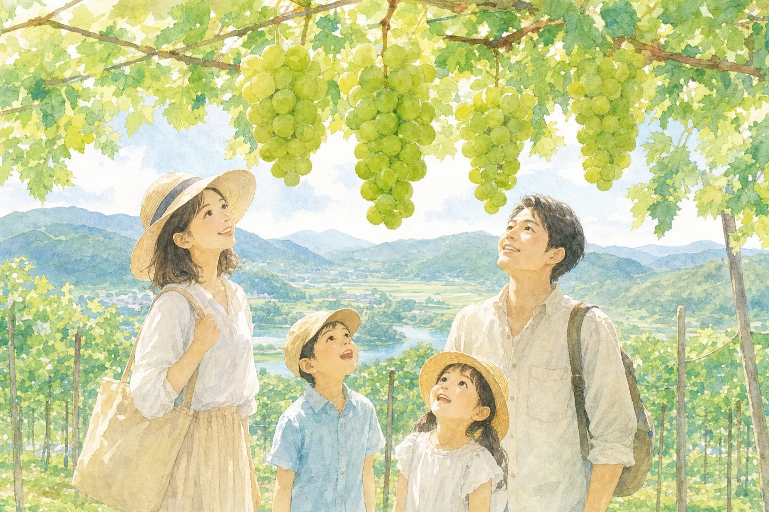 2026年 くぼ農園(ぶどう狩り)の味覚狩り 1日満喫コース