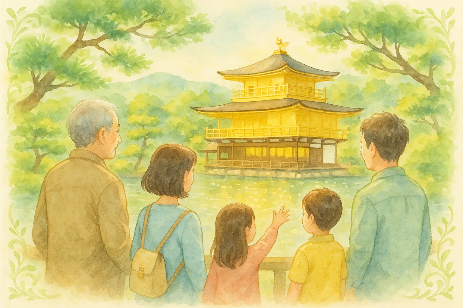 きぬかけの路 金閣寺から北野の和菓子へ