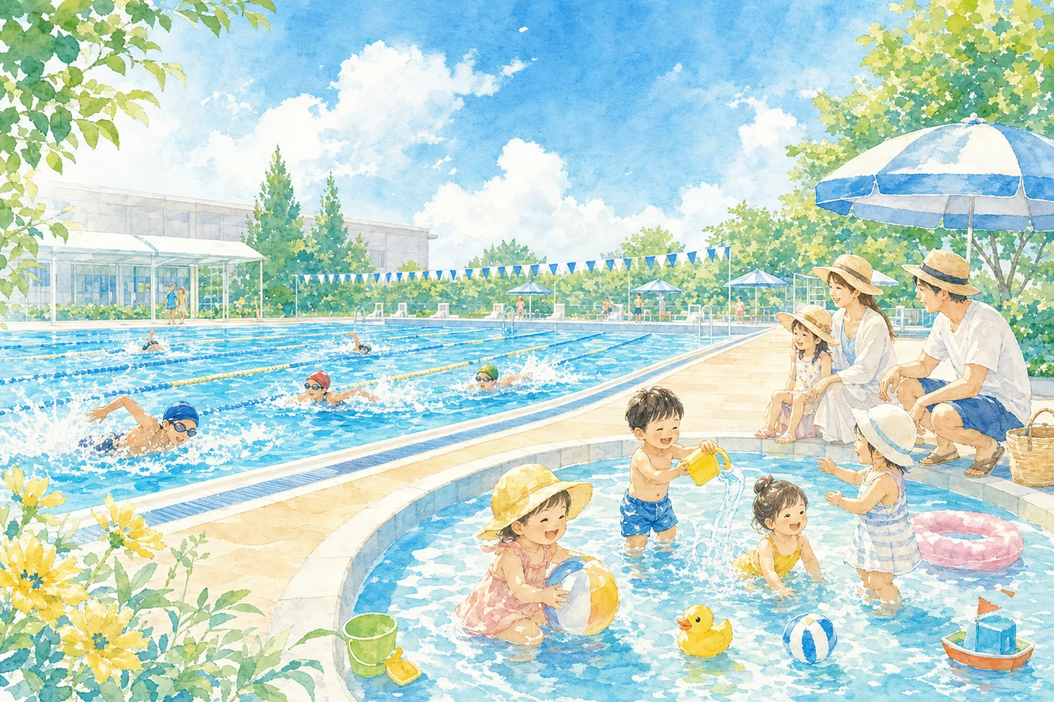 2026年 稲沢市営平和町プール 1日満喫コース
