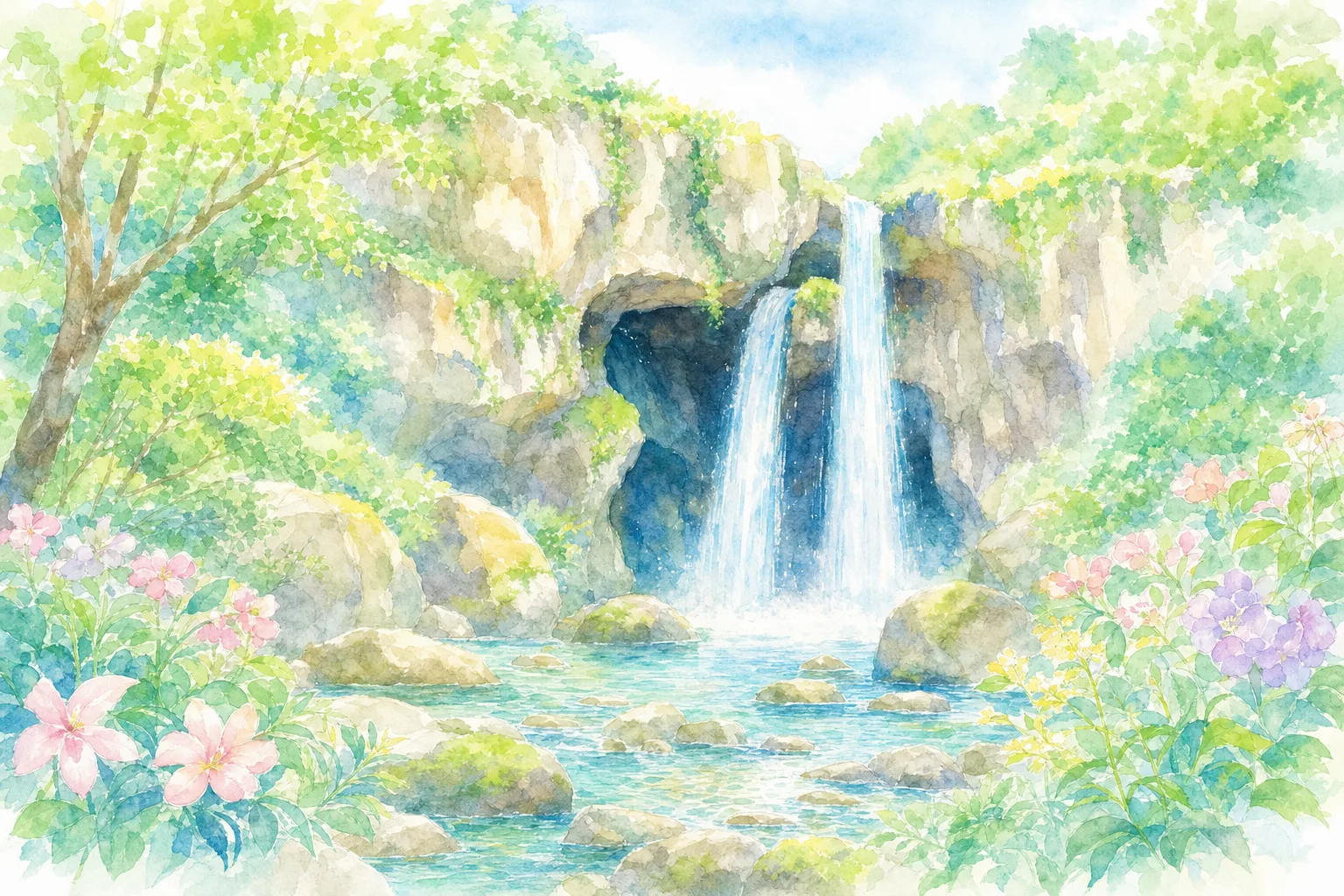 壇鏡の滝