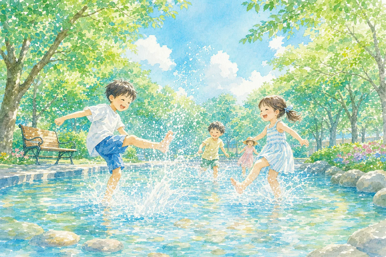 2026年 北郷公園 水遊び池 1日満喫コース