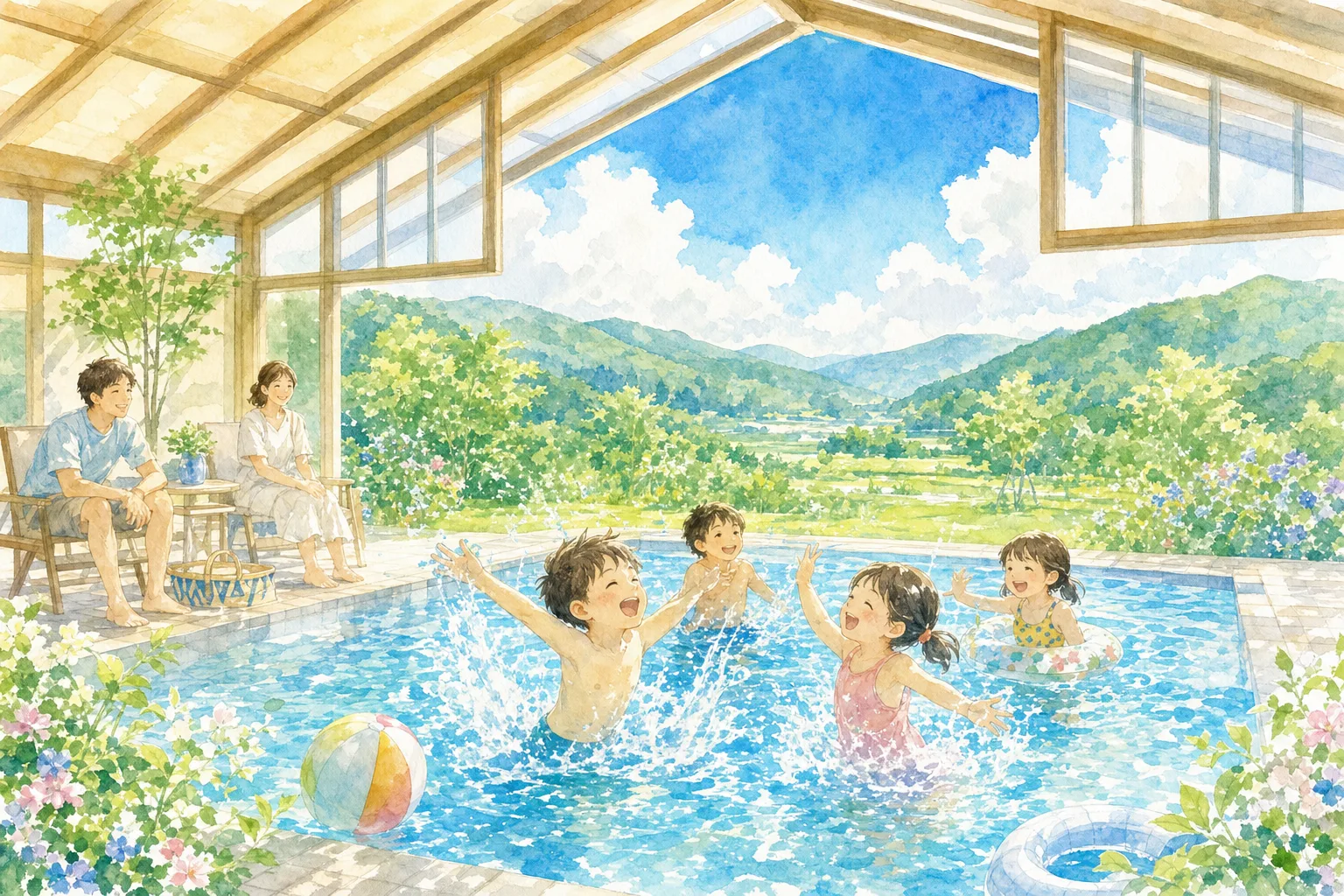 2026年 長岡市越路B&G海洋センタープール 1日満喫コース