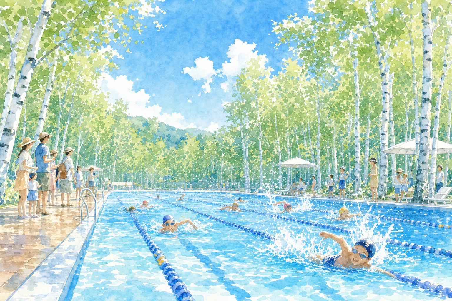 2026年 北広島市白樺プール 1日満喫コース