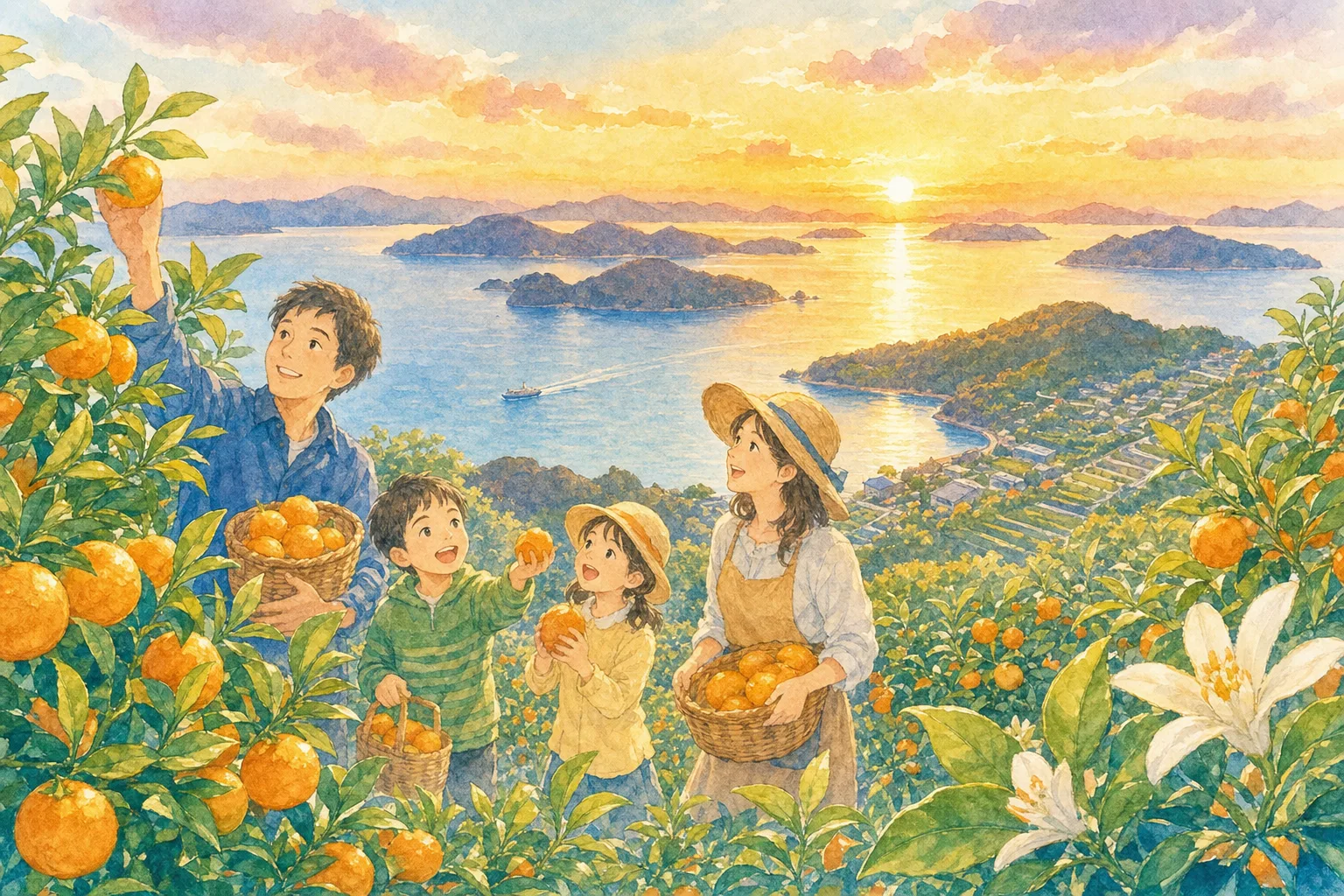 2026年 小豆島夕陽ヶ丘みかん園の味覚狩り 1日満喫コース