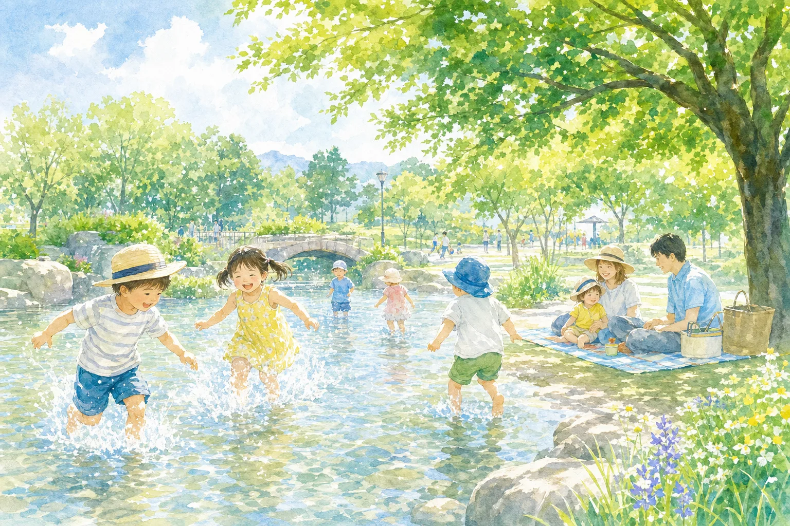 2026年 西公園 じゃぶじゃぶ池 1日満喫コース