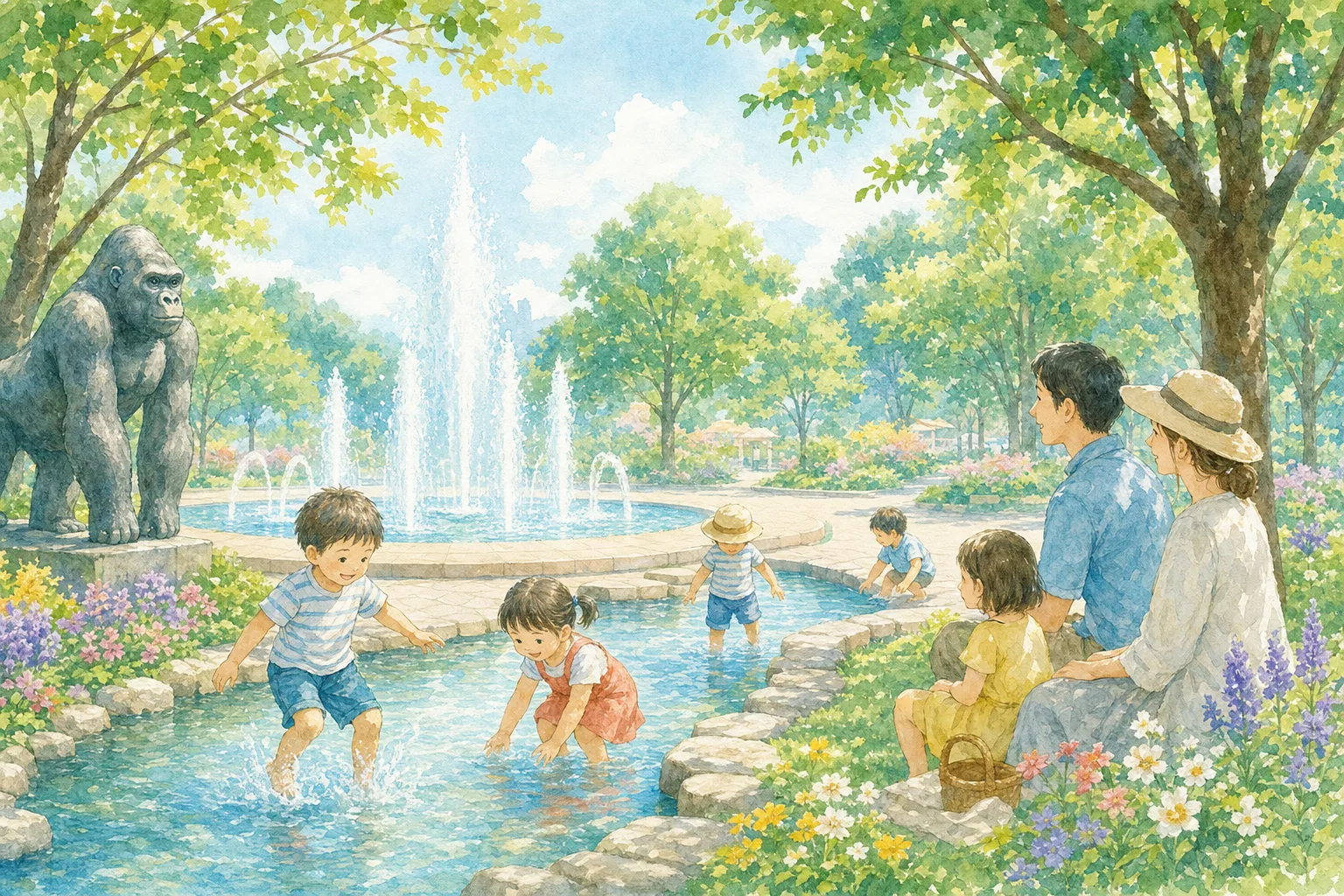 2026年 谷保第四公園 噴水 1日満喫コース