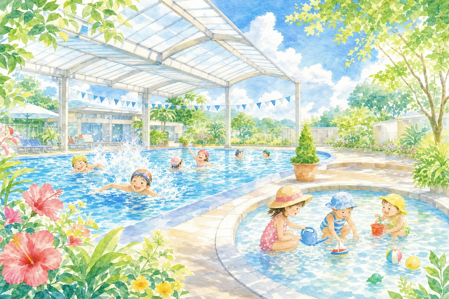 2026年 瀬戸内市邑久B&G海洋センタープール 1日満喫コース