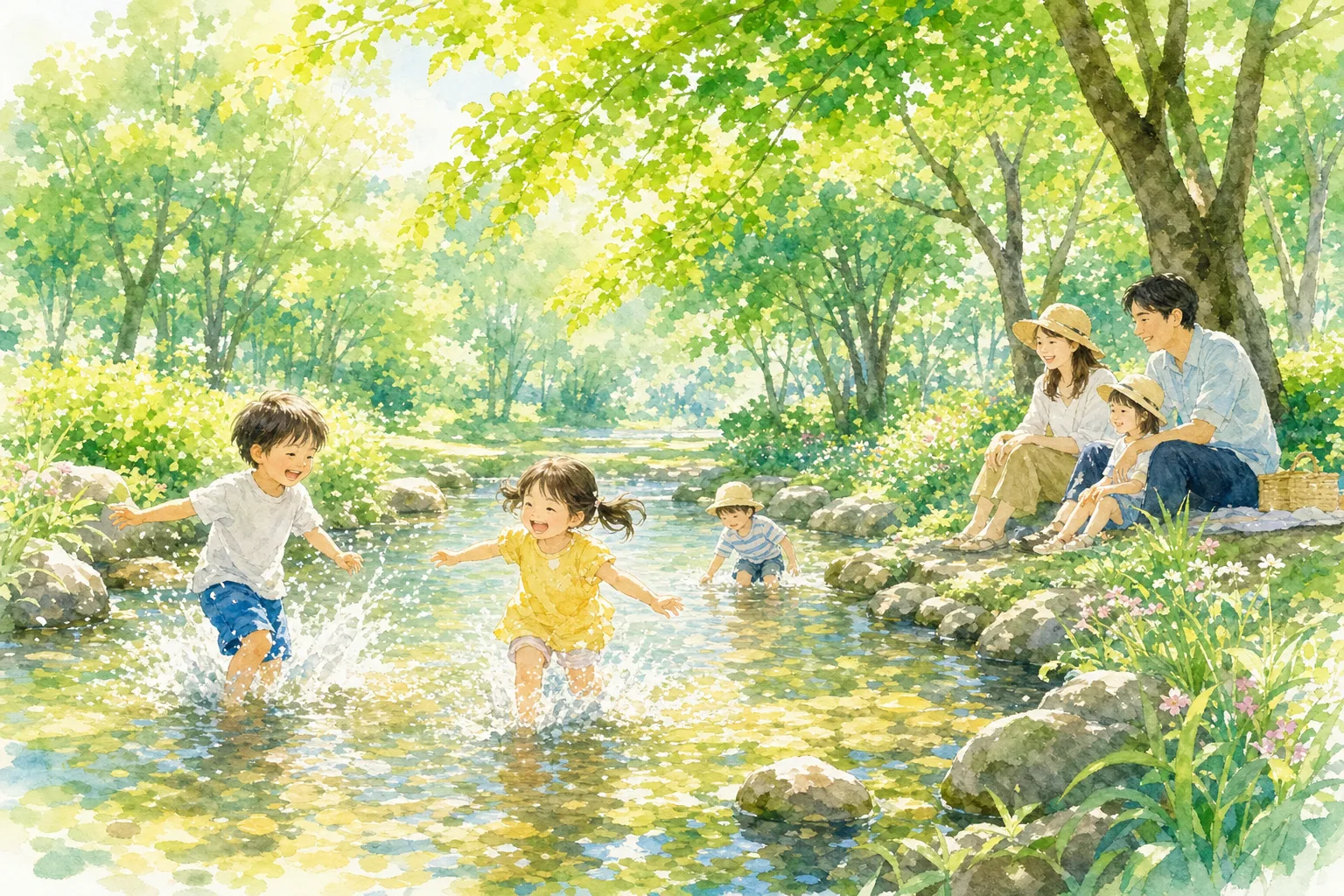 2026年 白州・尾白の森名水公園べるが 親水広場 1日満喫コース