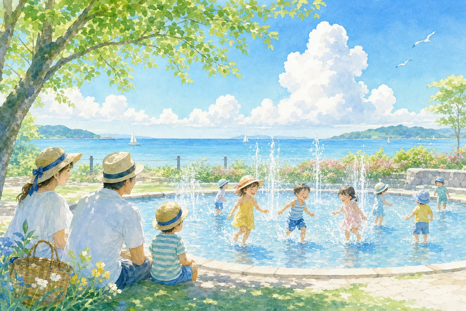 2026年 埠頭公園 じゃぶじゃぶ池・噴水 1日満喫コース