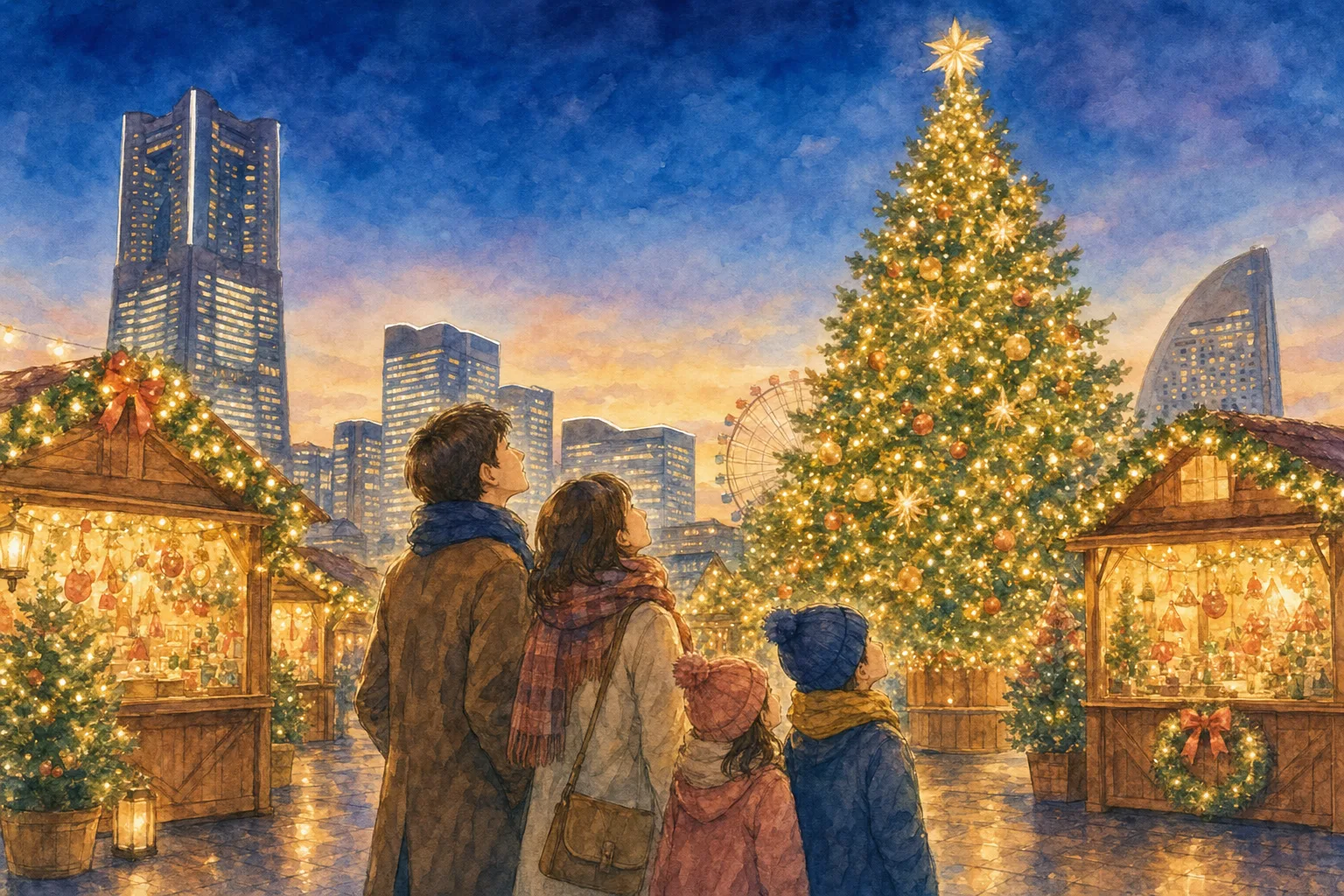 2026年 Christmas Market(グランモール公園)のイルミネーション 1日満喫コース