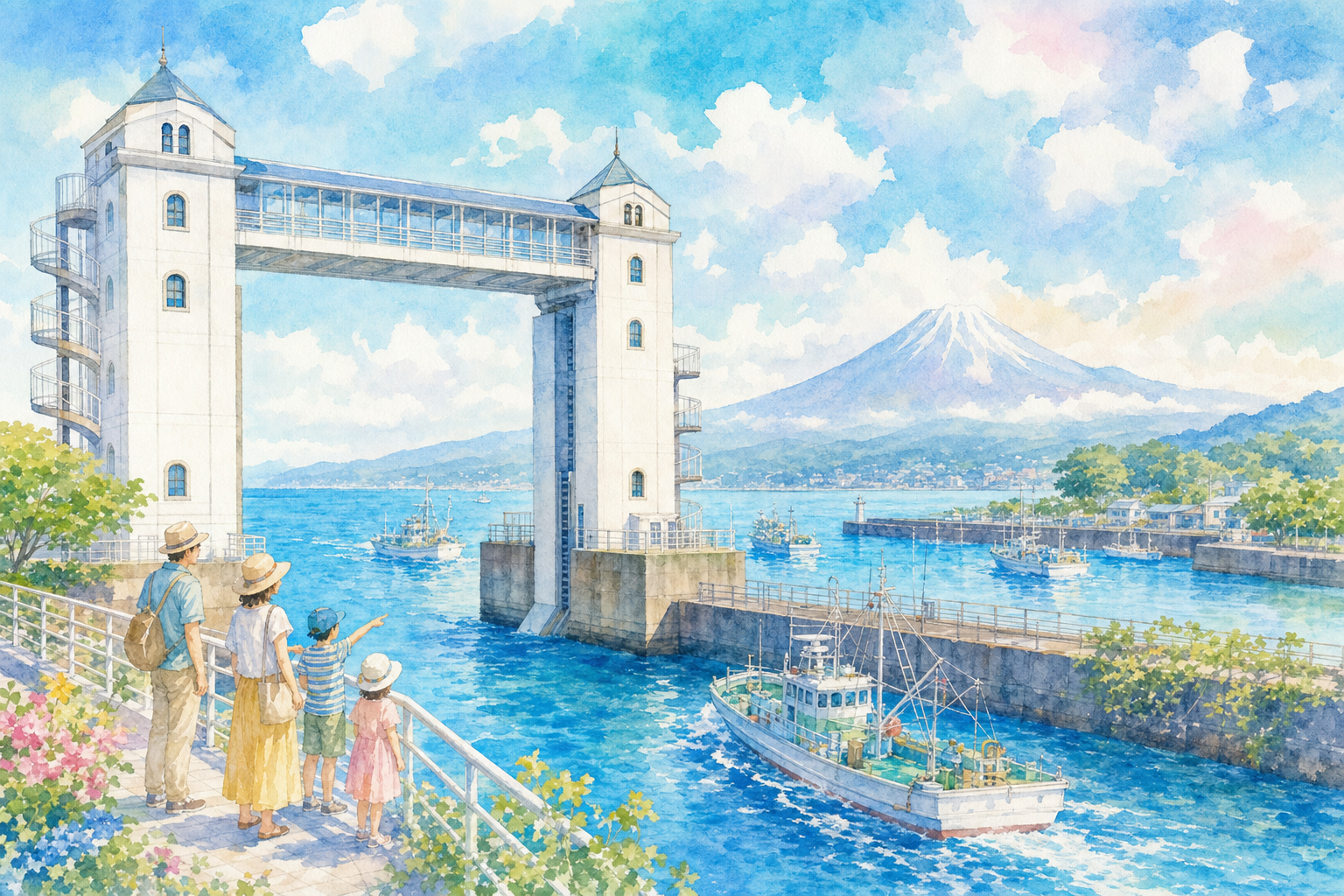 沼津港大型展望水門 びゅうお