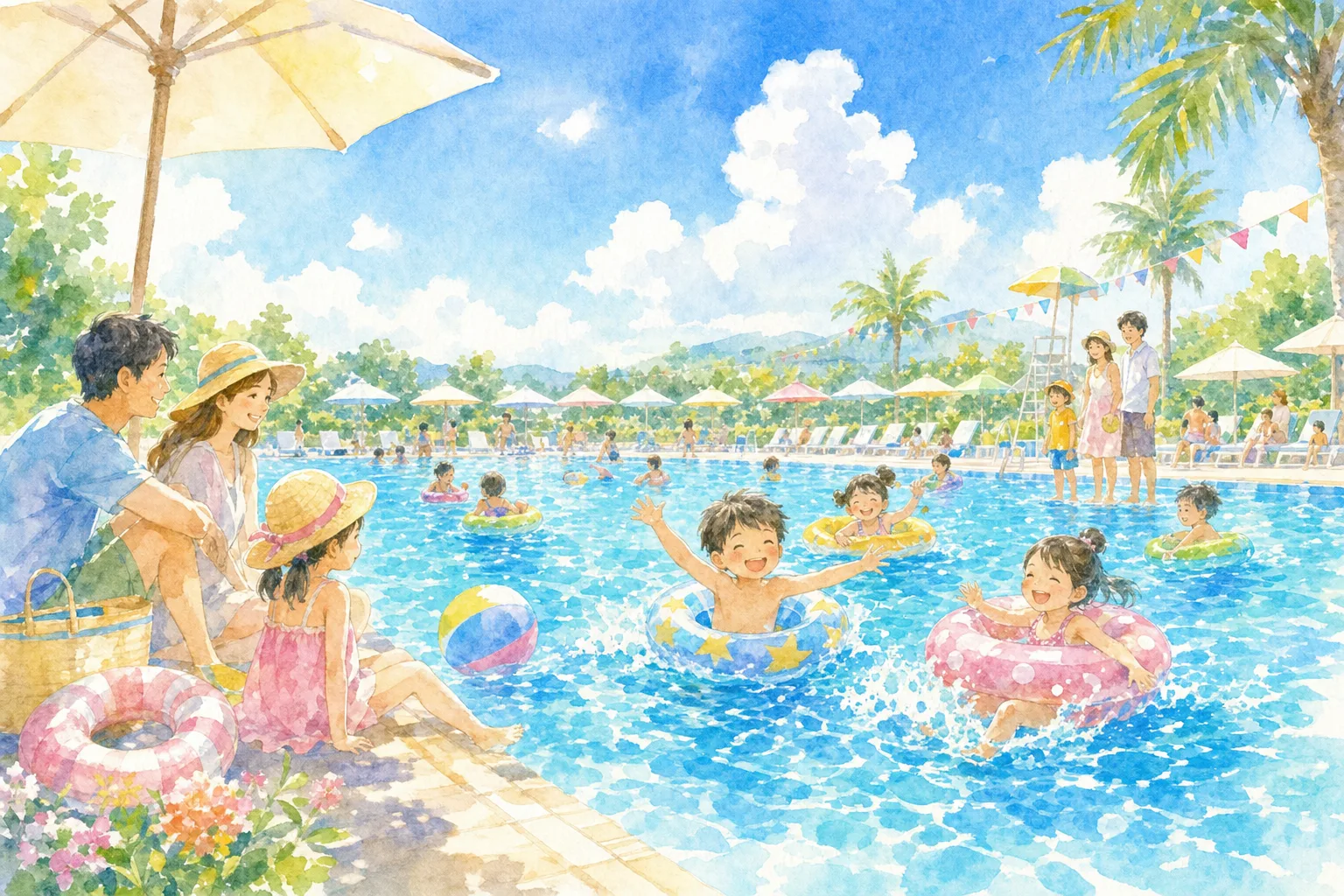 都南中央公園プール