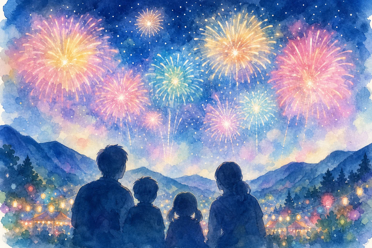 朝来グラウンド付近(あさご夏祭り会場)