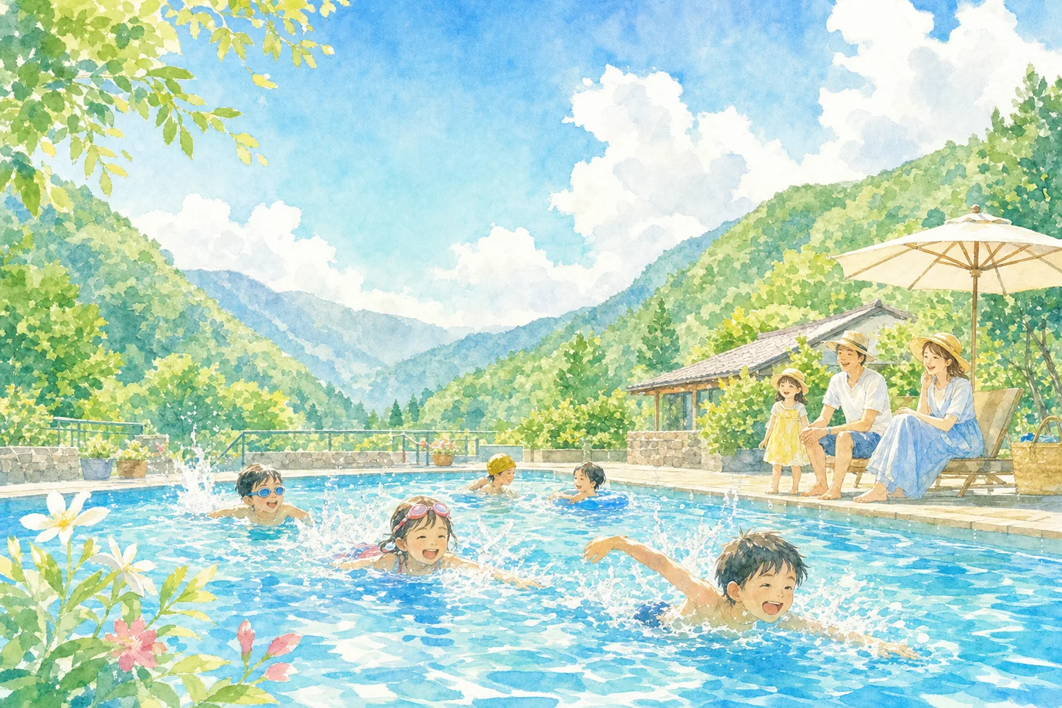 2026年 関川村下関地区プール 1日満喫コース