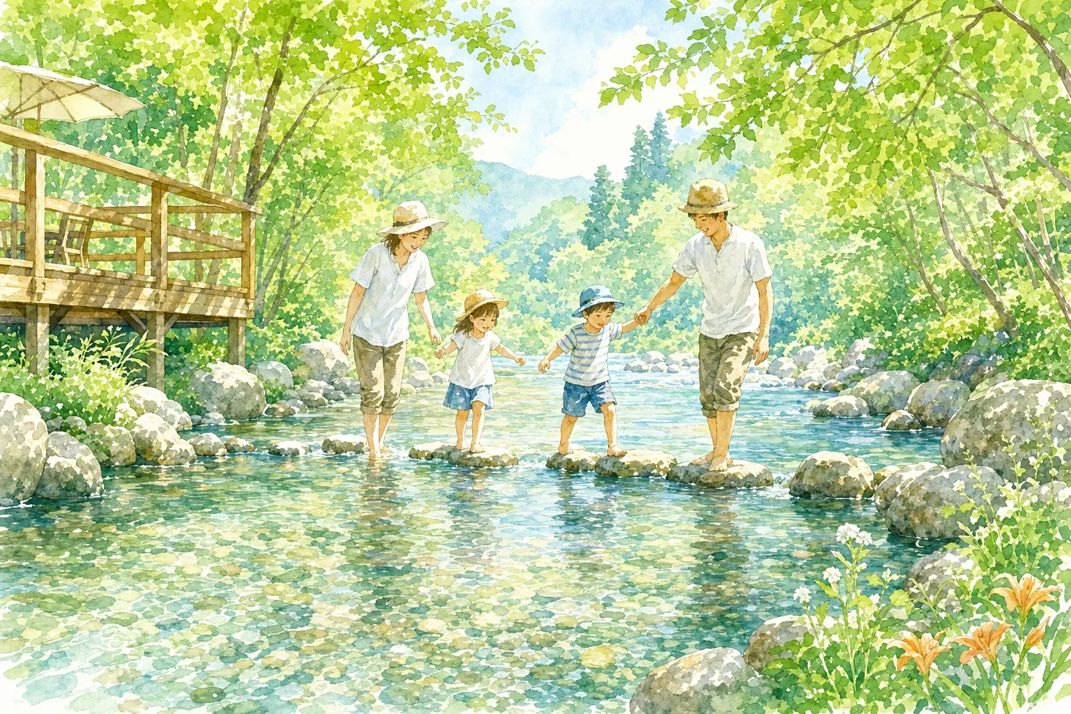 2026年 御所湖広域公園 矢櫃 水辺で川遊び 1日満喫コース