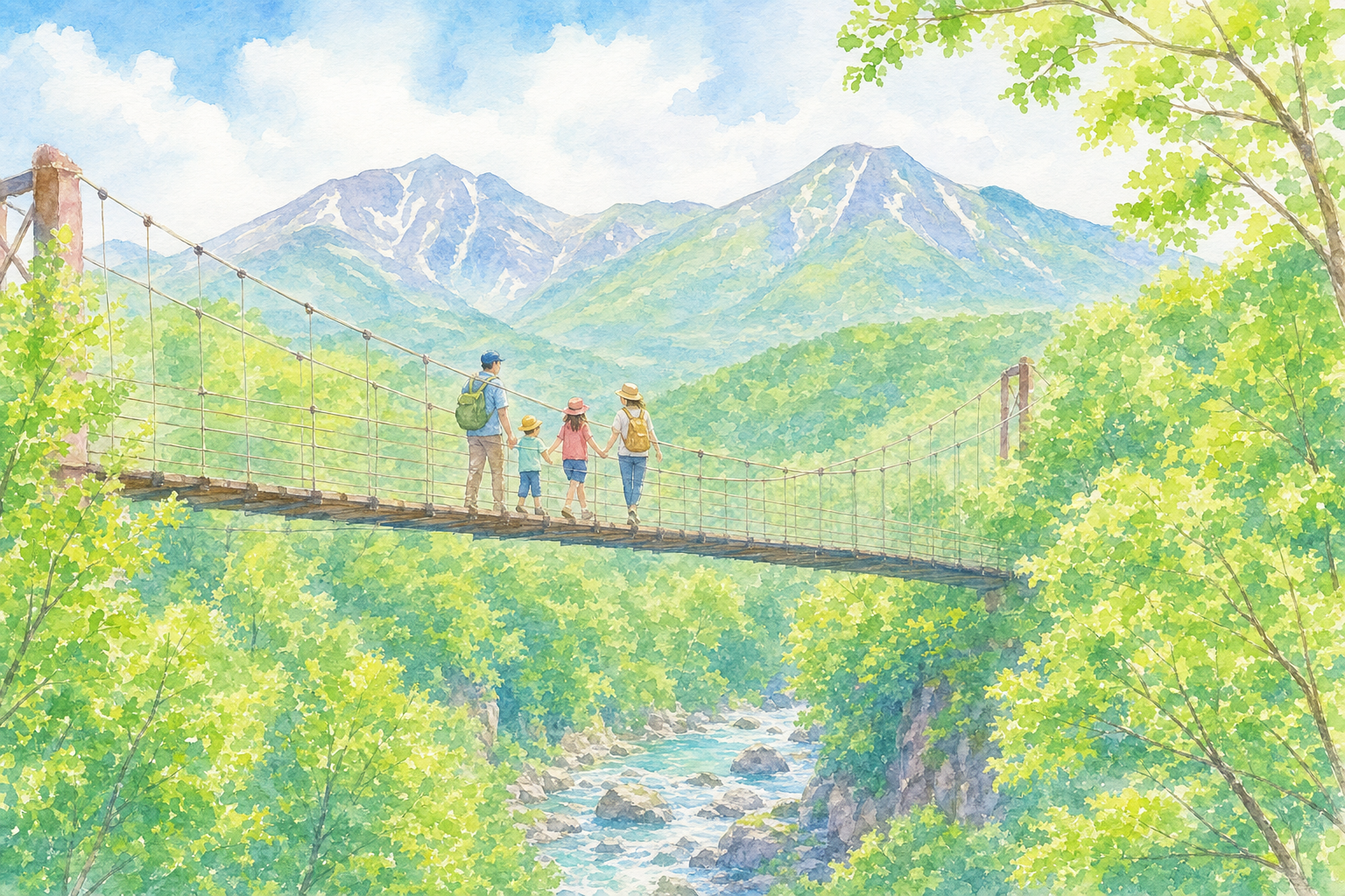 つつじ吊り橋