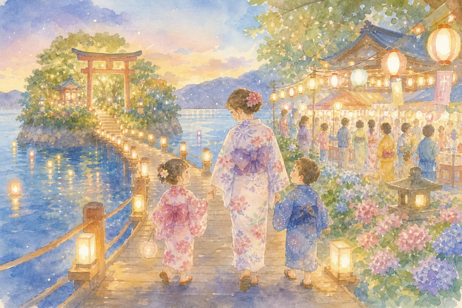 津嶋神社夏季大祭会場