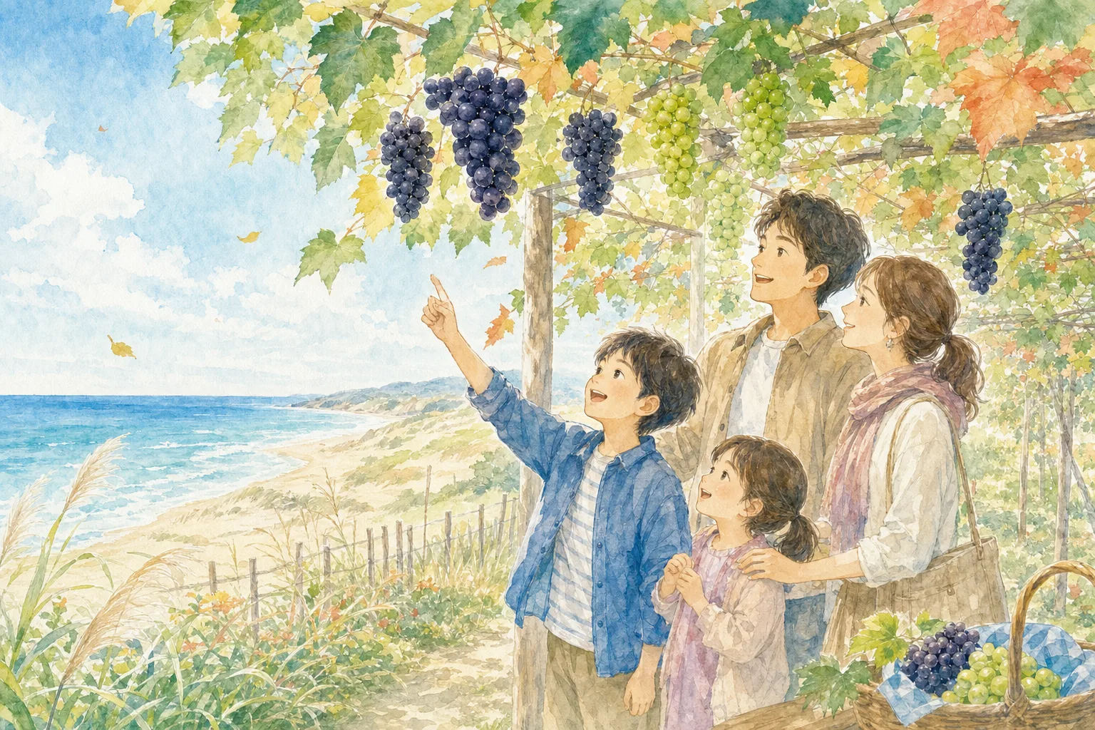 2026年 坂上ぶどう園の味覚狩り 1日満喫コース