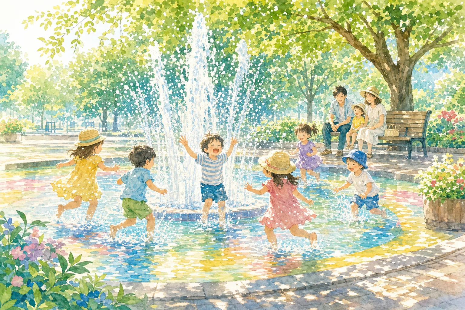 2026年 新西新井公園 じゃぶじゃぶ池 1日満喫コース