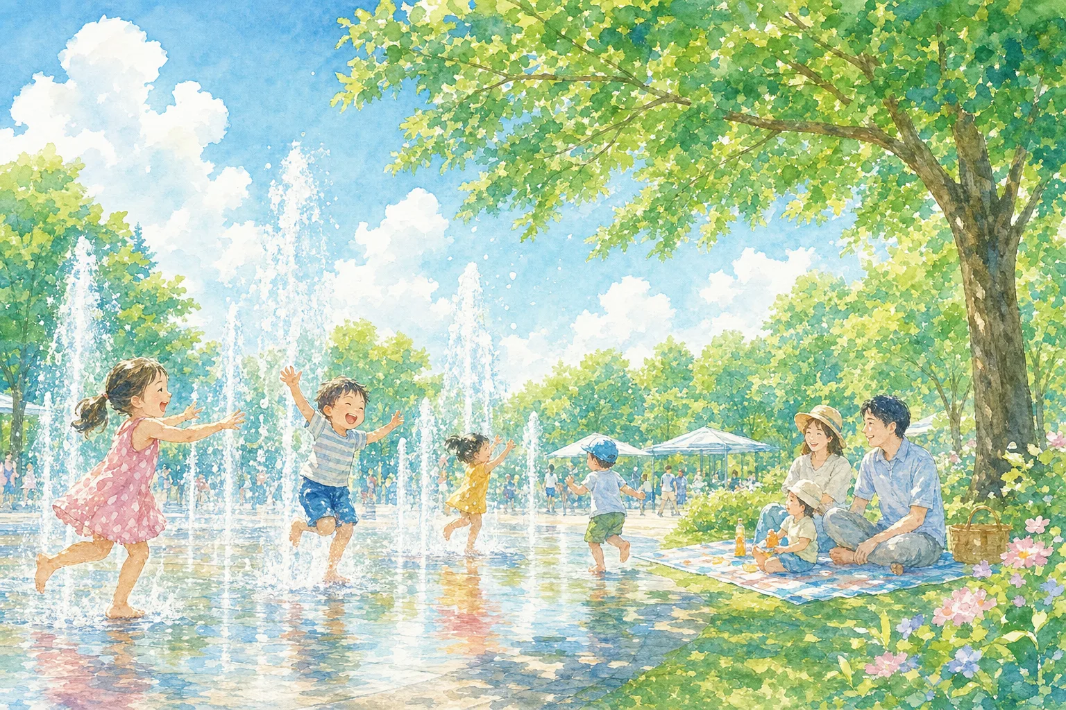 2026年 大坪池公園 噴水広場 1日満喫コース