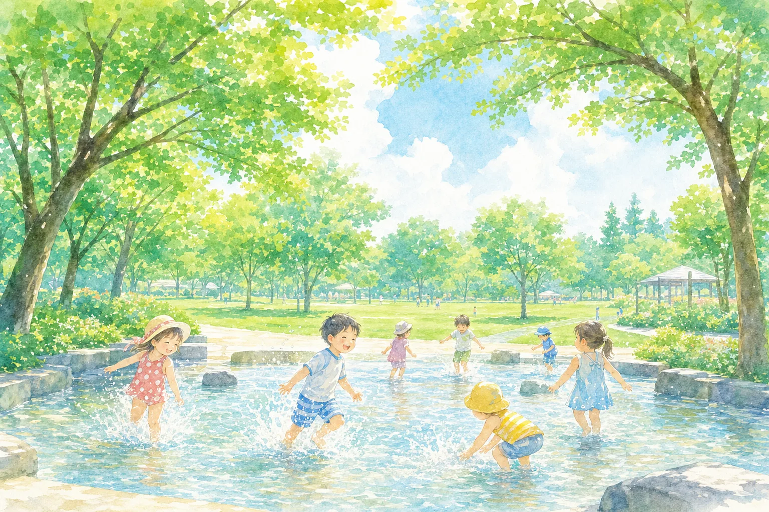 2026年 西ヶ原みんなの公園 水遊び場 1日満喫コース