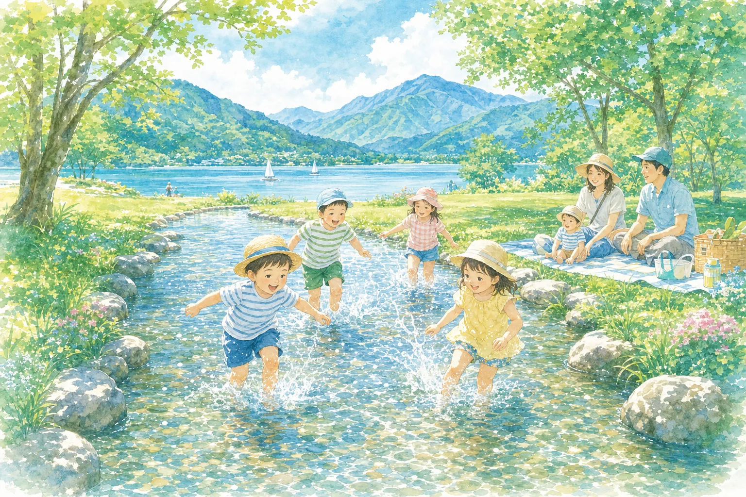 2026年 国営みちのく杜の湖畔公園 せせらぎ水路 1日満喫コース