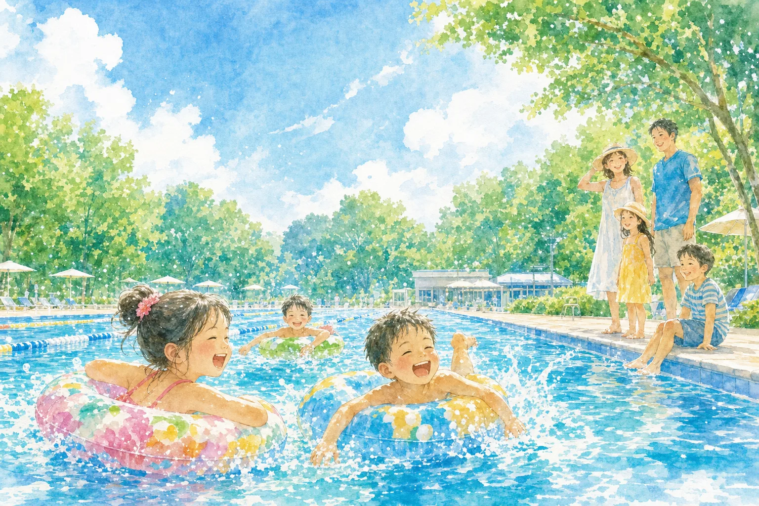 2026年 吹田市立片山市民プール 1日満喫コース