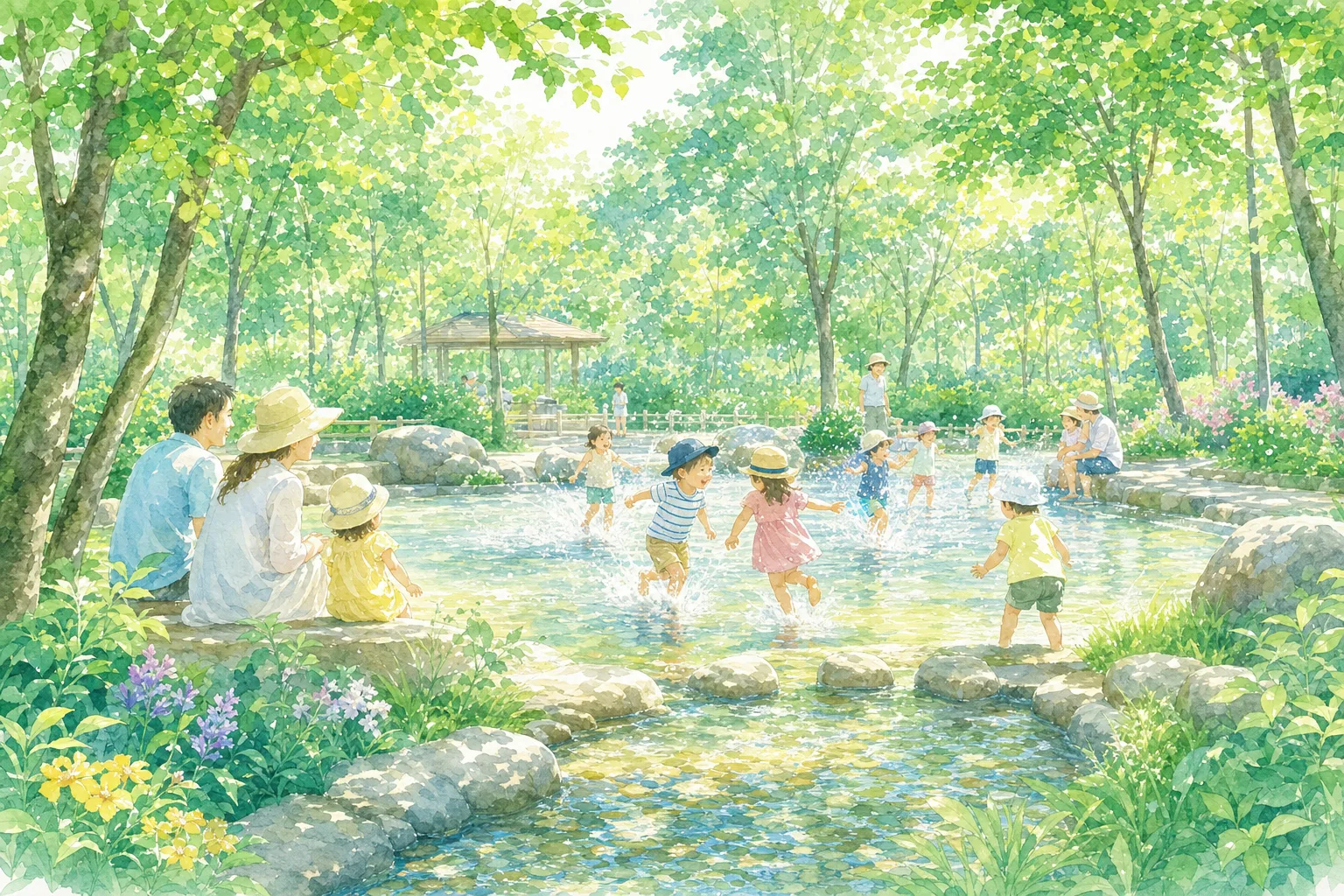 2026年 駒場野公園 じゃぶじゃぶ池・流れ 1日満喫コース