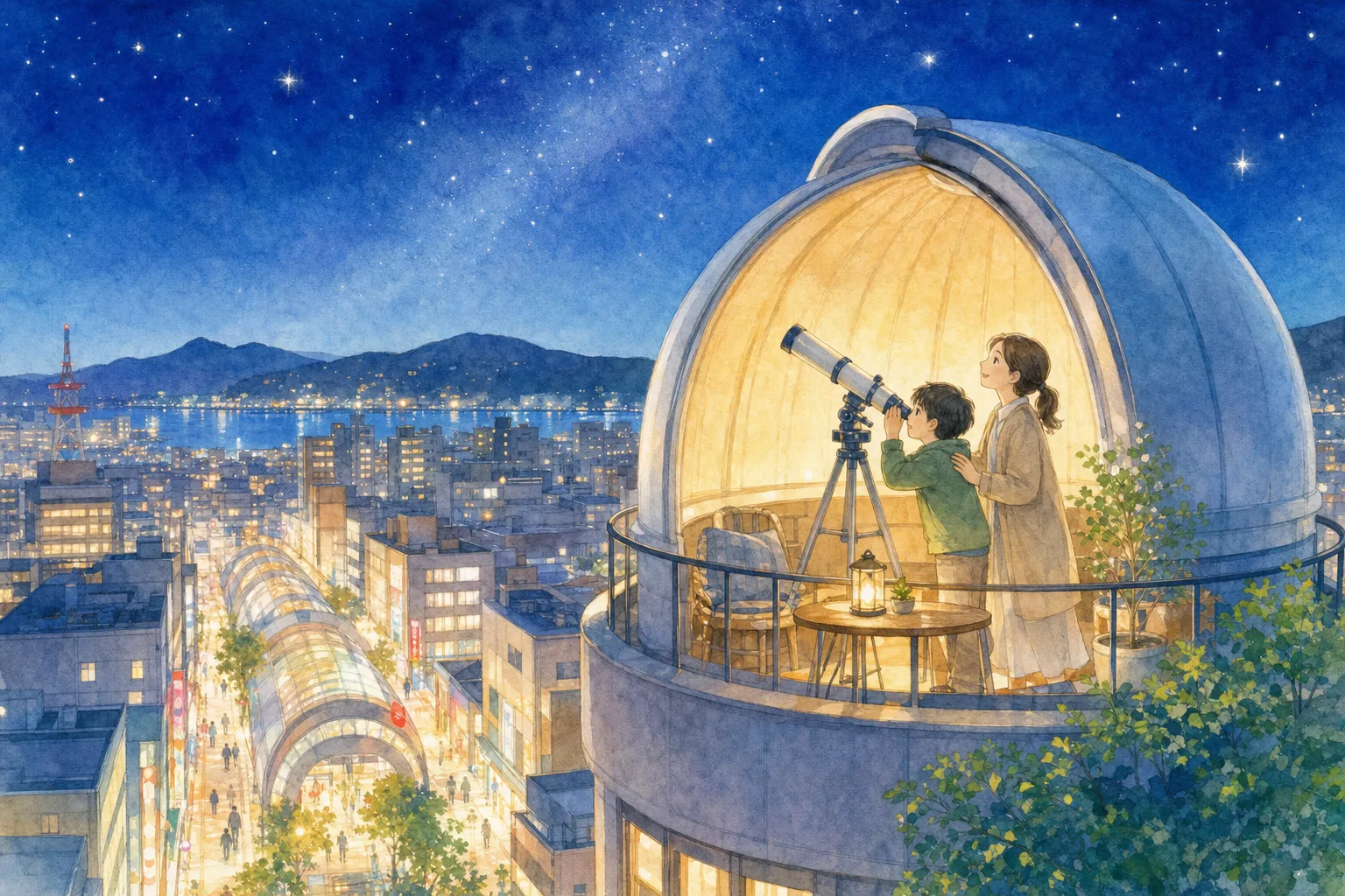 2026年 大分市 コンパルホール天体観測ドームの星空 1日満喫コース