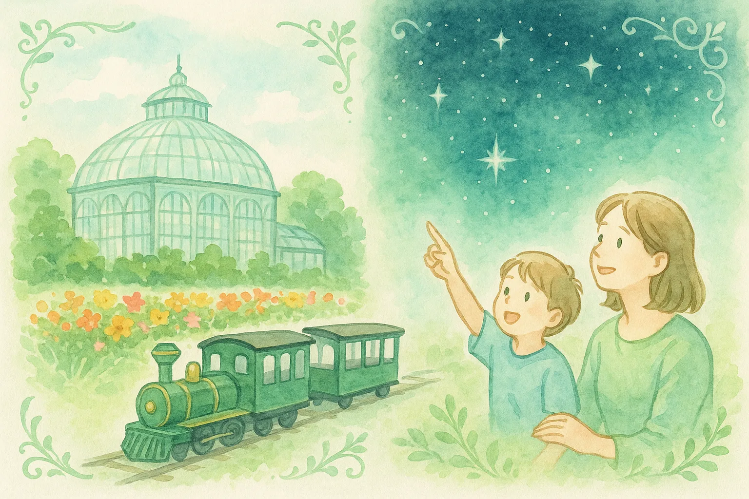 川口 科学館とグリーンセンター1日