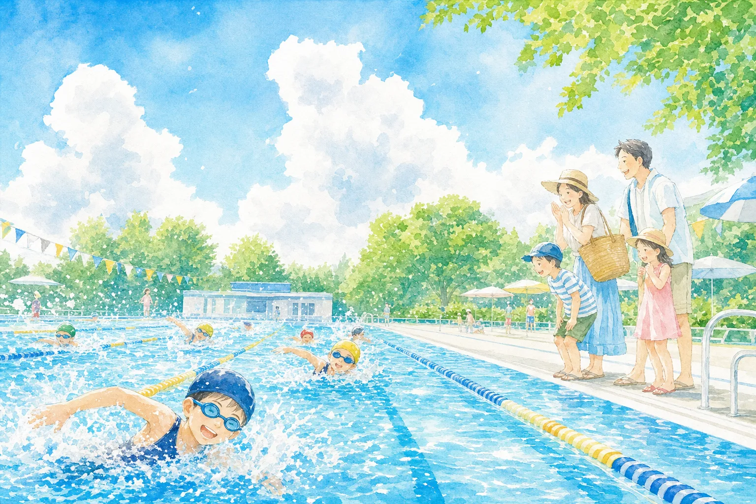 2026年 北広島市東部住民プール 1日満喫コース