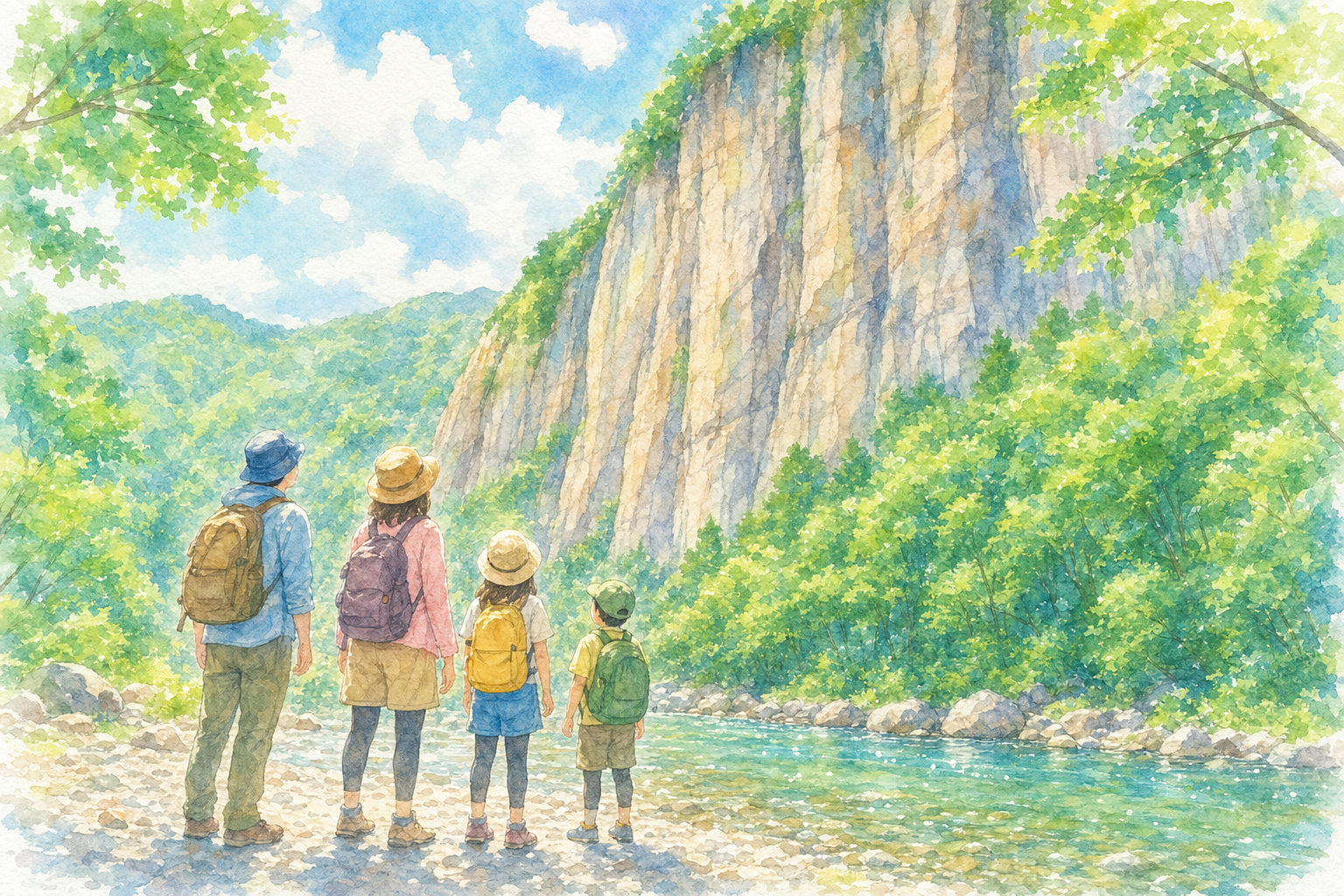 古座川の一枚岩