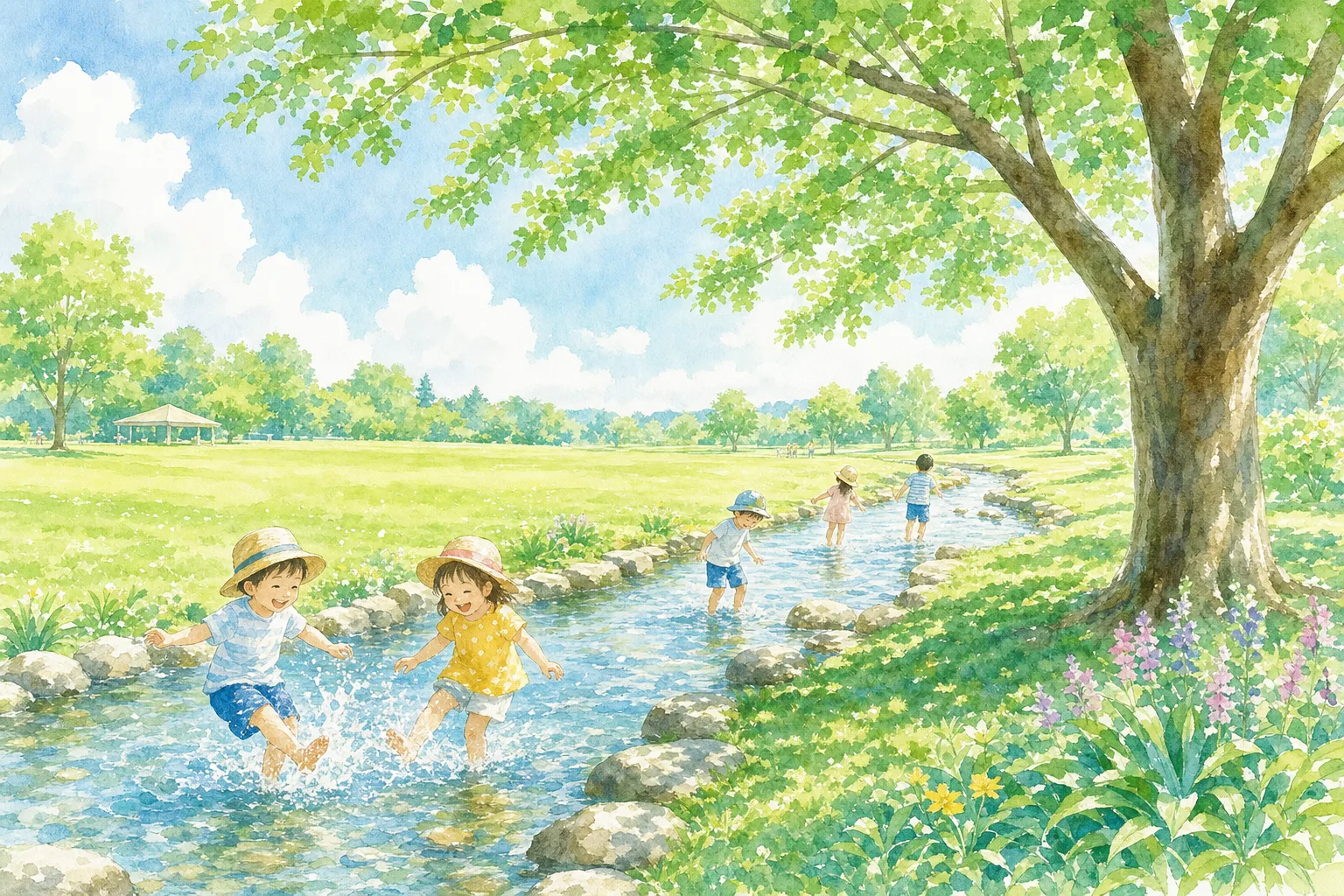2026年 七瀬川自然公園 せせらぎ水路 1日満喫コース